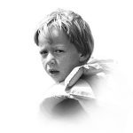 Childhood portrait of David Christophersen.